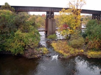 Ross' Mill Race and James River Overlook.. Click for full size. Ross' Mill Race and James River Overlook. image. Click for full size.