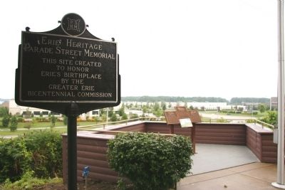Erie Heritage Marker image. Click for full size.