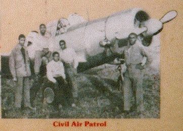 Aviation History Marker - Close up of the "Columbia Squadron" image. Click for full size.