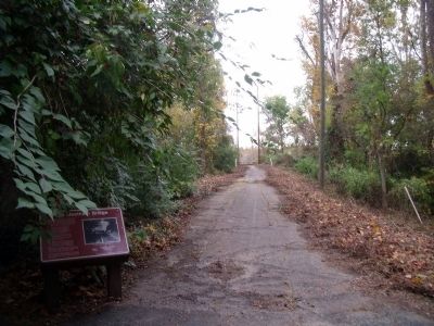 Old Westham Bridge road trace.. Click for full size. Old Westham Bridge road trace. image. Click for full size.