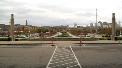 View from Cincinnati Union Terminal Entrance image. Click for full size.