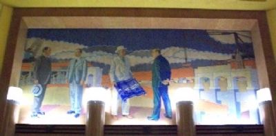 Cincinnati Union Terminal Mural image. Click for full size.
