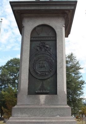 Confederate Monument west face image. Click for full size.