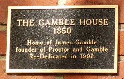The Gamble House Marker image. Click for full size.