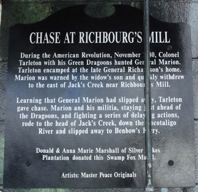 Chase At Richbourg’s Mill Marker. Click for full size. Chase At Richbourg’s Mill Marker image. Click for full size.
