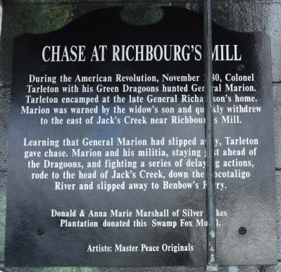 Chase At Richbourgs Mill Marker image. Click for full size.
