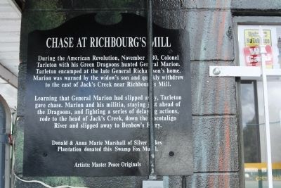 Chase At Richbourgs Mill Marker image. Click for full size.