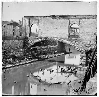 Richmond, Virginia. Ruins along the canal.. Click for full size. Richmond, Virginia. Ruins along the canal. image. Click for full size.