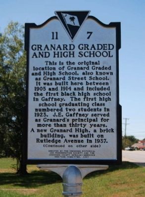 Granard Graded and High School Marker image. Click for full size.