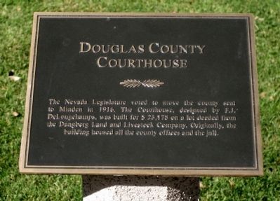Douglas County Courthouse Marker. Click for full size. Douglas County Courthouse Marker image. Click for full size.