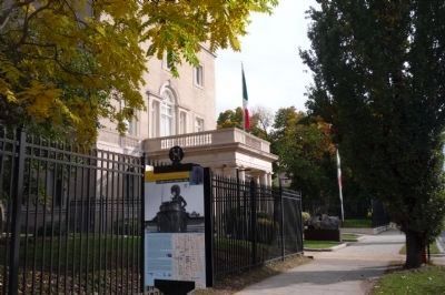 Social Justice Marker - view south toward the Mexican Cultural Institute image. Click for full size.