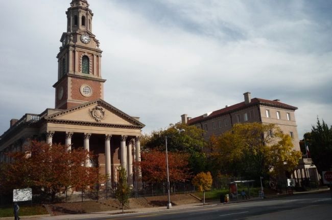 The All Souls Church and Mexican Cultural Institute buildings. image. Click for full size.