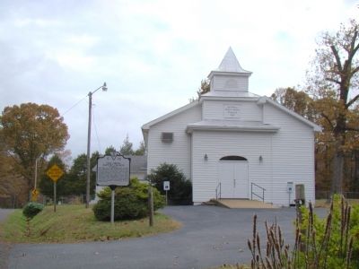 Oak Grove Baptist Church and Marker image. Click for full size.