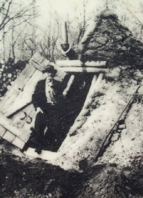 Photo of Lafayette Houck on Charcoal Pit Marker. Click for full size. Photo of Lafayette Houck on Charcoal Pit Marker image. Click for full size.