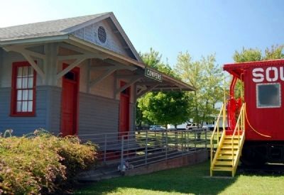 Cowpens Depot -<br>North Side image. Click for full size.