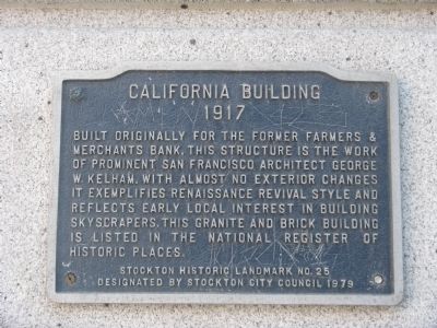 California Building Marker image. Click for full size.
