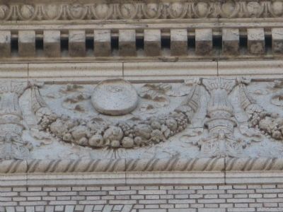 Close-Up of Relief Art on Building. Click for full size. Close-Up of Relief Art on Building image. Click for full size.