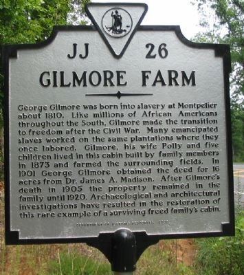 Gilmore Farm Marker image. Click for full size.