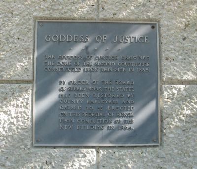 Goddess of Justice Marker image. Click for full size.