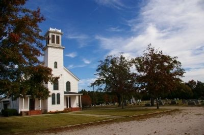 White Plains Baptist Church and Cemetery. Click for full size. White Plains Baptist Church and Cemetery image. Click for full size.