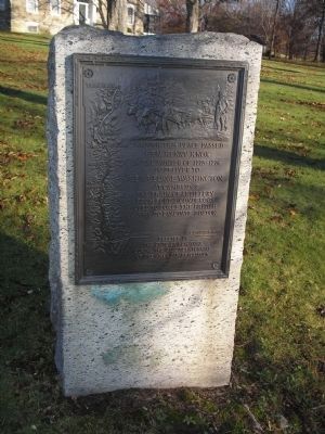 Knox Trail Marker NY-27. Click for full size. Knox Trail Marker NY-27 image. Click for full size.