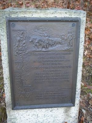 Gen. Henry Knox Trail Marker image. Click for full size.