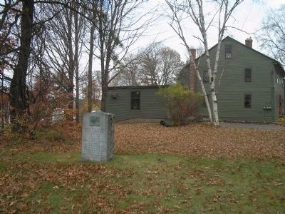 Marker on Boston Road. Click for full size. Marker on Boston Road image. Click for full size.