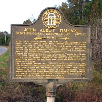 John Abbot (1751-1839) Marker. Click for full size. John Abbot (1751-1839) Marker image. Click for full size.