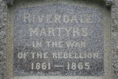 Riverdale Martyrs Marker image. Click for full size.