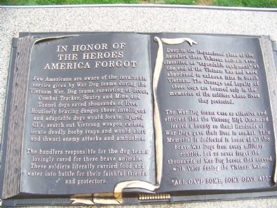 War Dog Marker image. Click for full size.