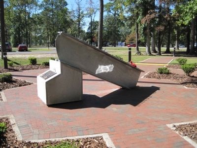Onslow County 9/11 Memorial Marker. Click for full size. Onslow County 9/11 Memorial Marker image. Click for full size.