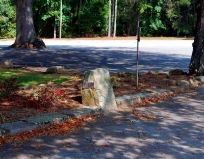 Abner Creek Baptist Church -<br>Pillar of Second Sanctuary<br>1901-1963. Click for full size. Abner Creek Baptist Church -<br>Pillar of Second Sanctuary<br>1901-1963 image. Click for full size.