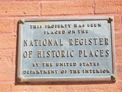 National Register of Historic Places. Click for full size. National Register of Historic Places image. Click for full size.