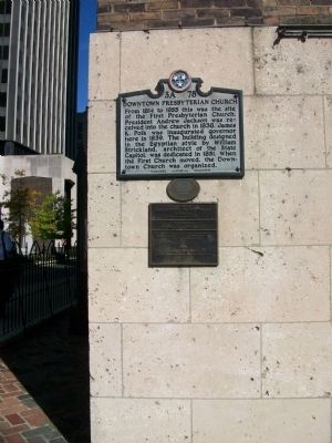 Downtown Presbyterian Church Marker image. Click for full size.