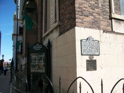 Downtown Presbyterian Church Marker image. Click for full size.