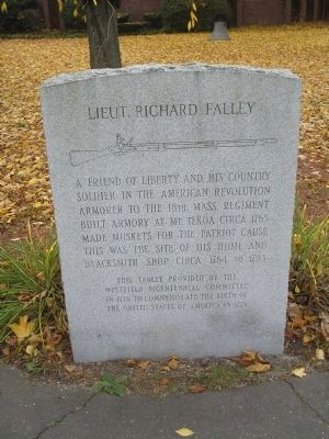 Lieut. Richard Falley Marker image. Click for full size.