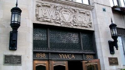 YWCA Entrance Detail image. Click for full size.