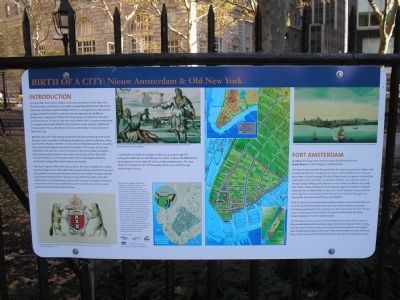 Fort Amsterdam Marker image. Click for full size.