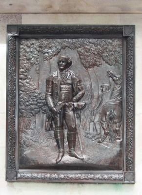 Nathanael Greene Monument Relief image. Click for full size.