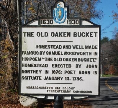 The Old Oaken Bucket Marker image. Click for full size.