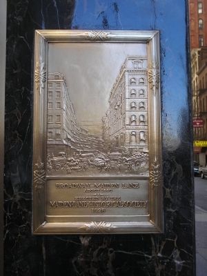 Broadway – Maiden Lane Marker image. Click for full size.