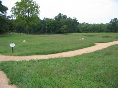 Location of Slave Quarters and Kitchen. Click for full size. Location of Slave Quarters and Kitchen image. Click for full size.