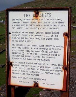 The Blaskets Marker image. Click for full size.