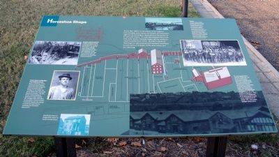 Horseshoe Shops Marker. Click for full size. Horseshoe Shops Marker image. Click for full size.