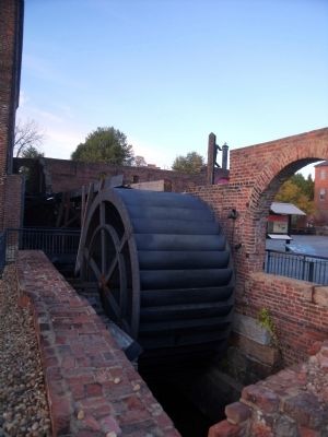 Overshot Waterwheel image. Click for full size.