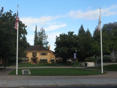 9/11 Memorial Flags and Ainsley House. Click for full size. 9/11 Memorial Flags and Ainsley House image. Click for full size.