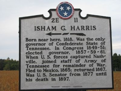 Isham G. Harris Marker image. Click for full size.