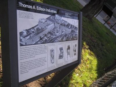 Thomas A. Edison Industries Marker image. Click for full size.
