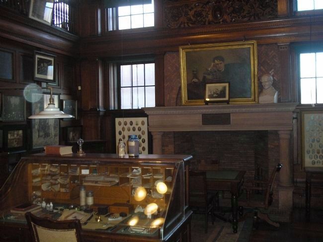 Edison's Desk in the Library. Click for full size. Edison's Desk in the Library image. Click for full size.