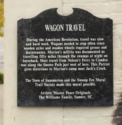 Wagon Travel Marker. Click for full size. Wagon Travel Marker image. Click for full size.